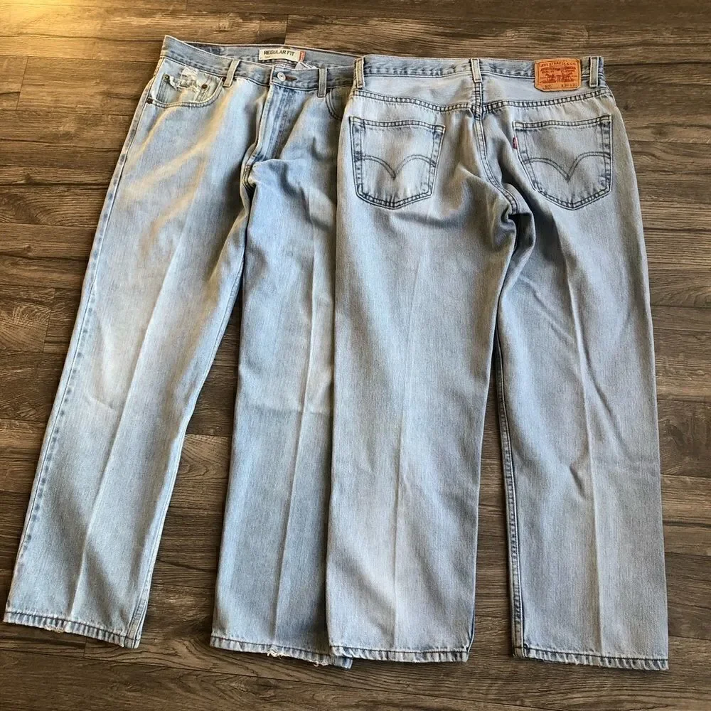 Levi’s 505 Regular Fit Distressed Jeans 36 X 30 (price is for 1 pair)